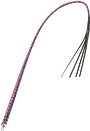 Fouet en cuir souple pour jeux BDSM