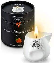 Bougie de massage fraise 80ml