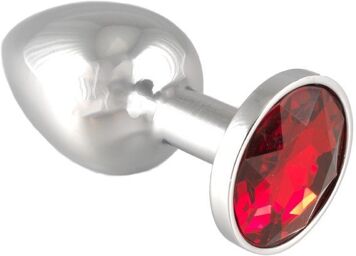 Anus piquet PETIT avec cristal rouge S