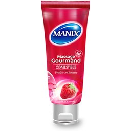 Gel de Massage Gourmand Comestible Fraise