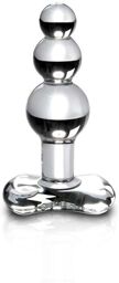 Plug Anal Progressif en Verre Icicles N°47 Noir