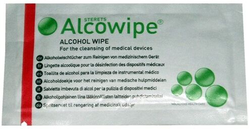 Lingettes nettoyantes alcoolisées x10