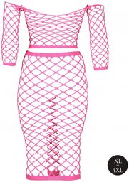 Ensemble 2 pièces Top et robe Neon - Pink - XL/XXXXL