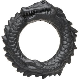 Black Caiman Anneau Pénien en Silicone
