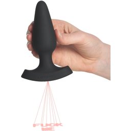 Laser Series Fuck Me Plug Anal Moyen Télécommandé 13 cm