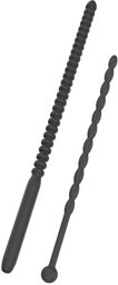 Tiges d'urètre Ribbed Dilators Silicone