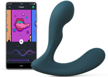 Vibromasseur prostatique flexible et connecté