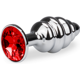 Bijou anal rosebud torsadé S - 8 coloris