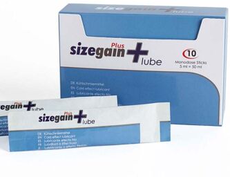 Lubrifiant Eau Effet Froid SizeGain+ Lube 5 ml Boîte de 10