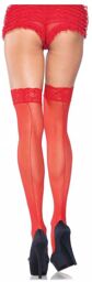 Bas Délice de Coutures Rouge GT Rouge