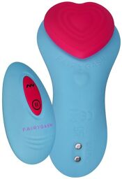Stimulateur télécommandé de culotte HeartGem bleu