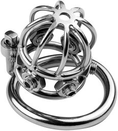 Cage de chasteté en métal Spike Cock 6 x 3.2cm