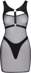 Robe transparence Noir