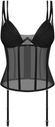Sibilie corset - Noir Noir