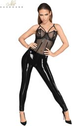 Combinaison Tulle et Vynile Noir