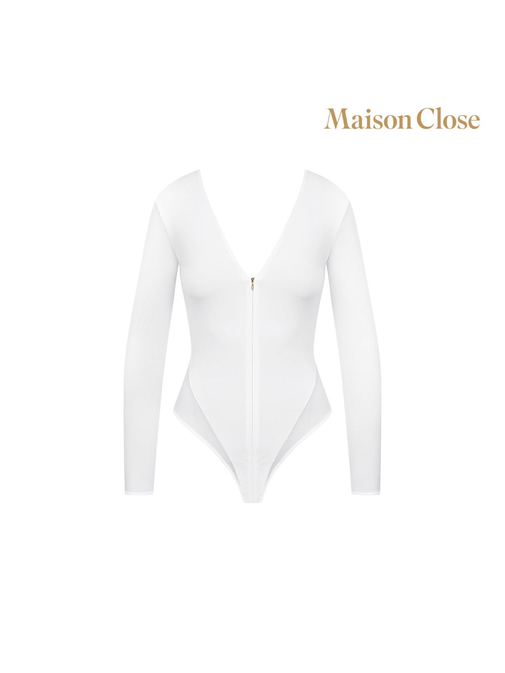 Body String Zippé Pure Tentation Blanc