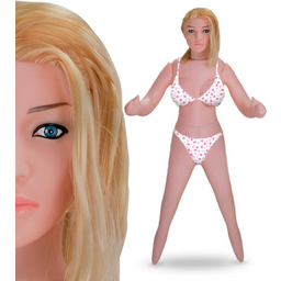 Poupée gonflable réaliste réaliste vibrante blonde Ariane