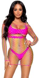 Robe Résille 86131 MULTICOLOR