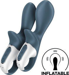 Vibromasseur gonflable anal gris USB Air Pump Booty 2