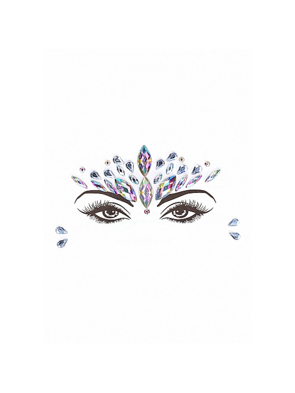 Bijoux Visage Adhésifs Bling BLS009 Brillants