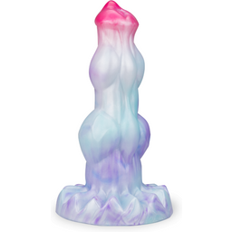 Gode godemichet ventouse dragon en silicone Solarix gode vaginal ou anal homme ou femme - Multicolore
