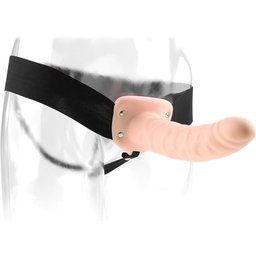 Fetish Fantasy Series Gode-ceinture Hollow Strap-on 8'' Beige