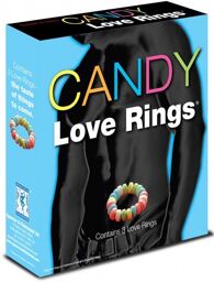 Cockring Candy Comestible par 3 Goûts Fruités