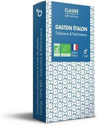 Aphrodisiaque Masculin Gaston Étalon BIO x10 Bleu