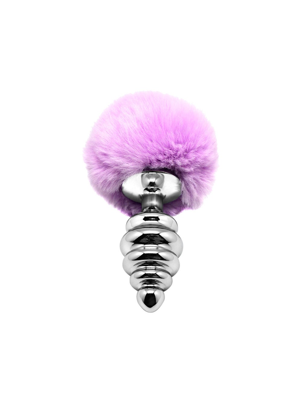 Plug anal en métal Fluffy Twist L