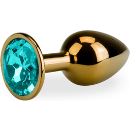 Bijou anal rosebud doré taille S 50g