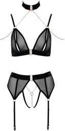 Ensemble sexy chaines ouvert Noir