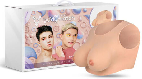 Bowie - Prothèses mammaires réalistes en silicone - Bonnet D - Nude