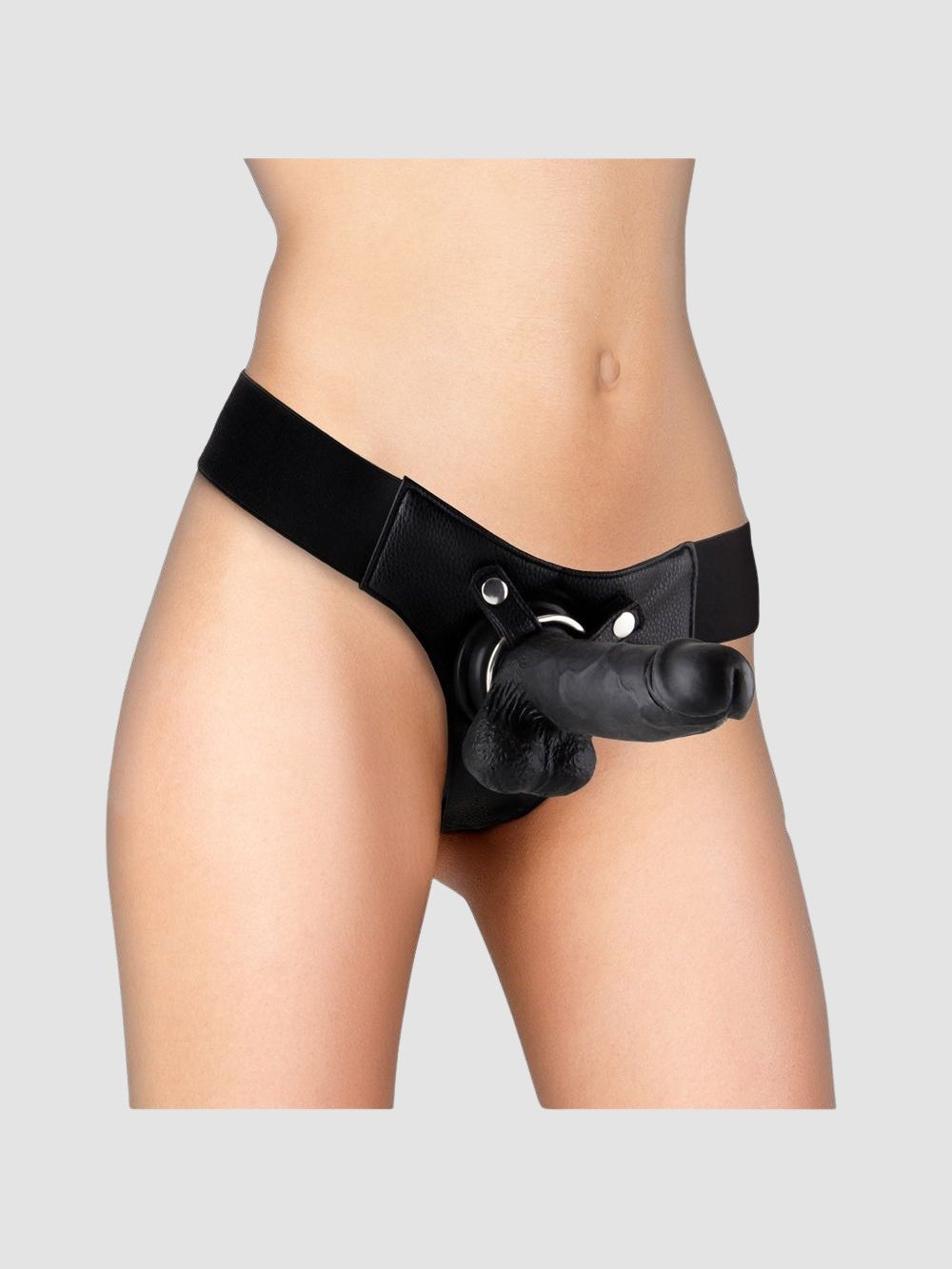 Gode Ceinture Réaliste Cuir 20,3 cm
