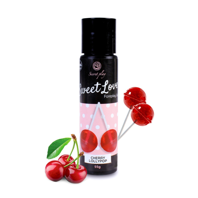 Lubrifiant sucette à la cerise - 60 ml
