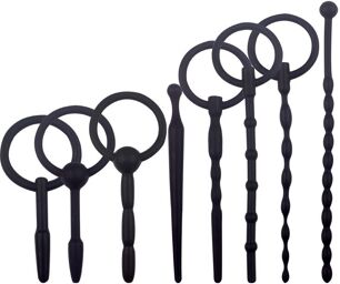 Kit de 8 Tiges d'urètre en silicone