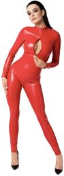 Combinaison Orgia F353 wetlook Rouge
