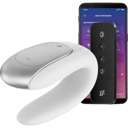 Double Fun Vibromasseur Connecté pour Couples