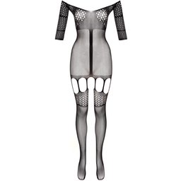 - Combinaison porte-jarretelles éblouissante - Noir