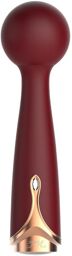 Firelick - Mini Wand Vibromasseur - Or & Vin Rouge