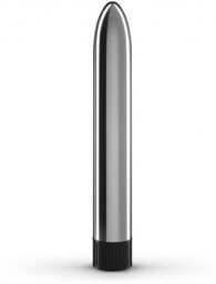 Vibromasseur Classique argenté Dur Multi Vitesse