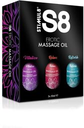 Coffret huiles de massage S8 3x50ml