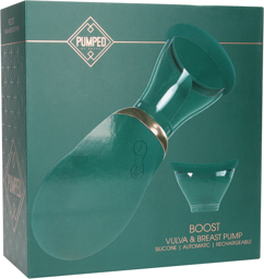 Boost - Tirelire rechargeable pour vulve et seins - Vert forêt