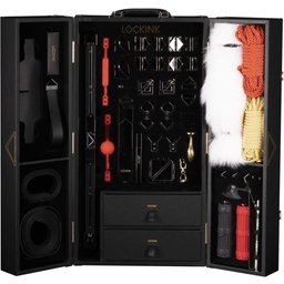 Kit de Jeu BDSM Tout-en-1 - noir