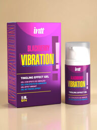 Gel stimulant intime effet vibratoire saveur mûre