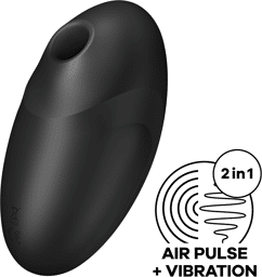 Stimulateur clitoridien par air pulsé et vibration noir USB Vulva Lover 3 Satisfyer