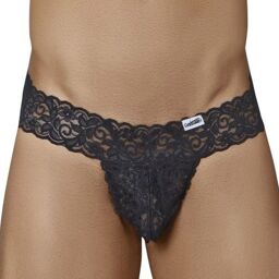 String Dentelle Tlazol Noir Noir
