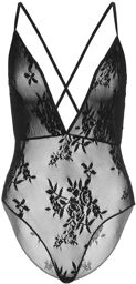 Body Deep V floral Noir