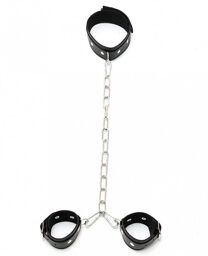 Menottes cou - poignets avec chaîne