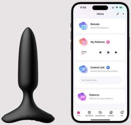 Plug Anal Vibrant Connecté Hush 2 XS Noir