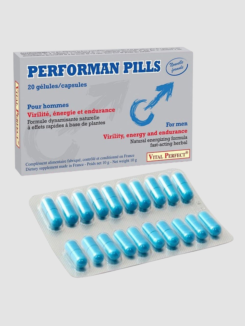 Aphrodisiaque Performan Pills 20 Gélules